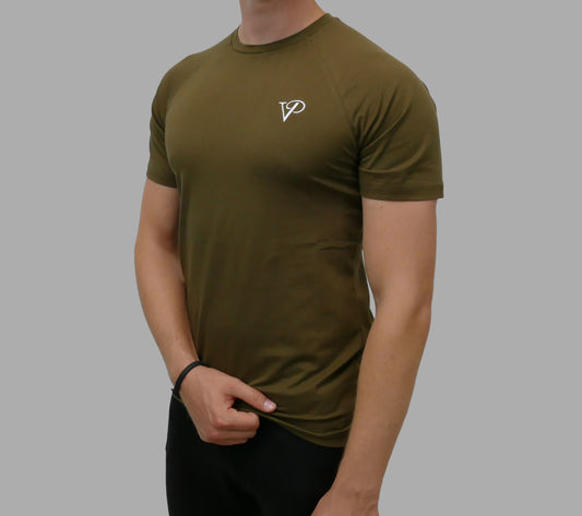 Performance T-Shirt - Katoen (Army green)