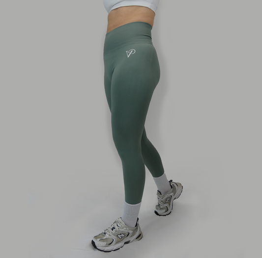 Scrunch Seamless Legging (Sage green)