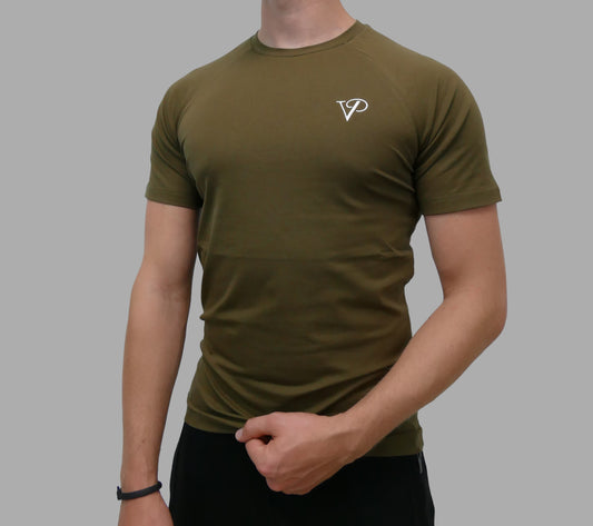 Performance T-Shirt - Katoen (Army green)