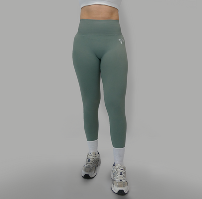 Scrunch Seamless Legging (Sage green)